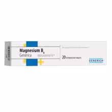 Generica Magnesium 250 mg + B6 20 tabliet eff