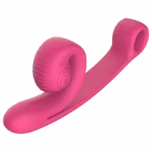 Snail Vibe Curve - 2v1 klitorálny vibrátor (ružový)