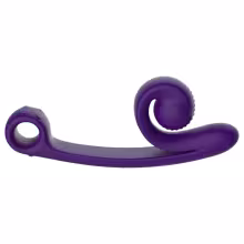 Snail Vibe Curve - vibrátor na klitoris a bod G - 2v1 - fialový