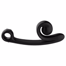 Snail Vibe Curve - 2in1 klitoriálny stimulátor vibrátor (čierny)