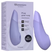 Womanizer Enhance - stimulátor klitorisu s tlakovými vlnami (fialový)
