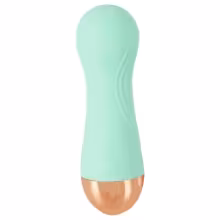 Cuties - akumulátorový, vodotesný mini vibrátor (zelený)
