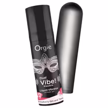 Orgie - mini vibrátor súprava - šedá