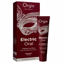 Orgie Electric Oral - lesk na pery s brniacim účinkom - jahoda (10 ml)