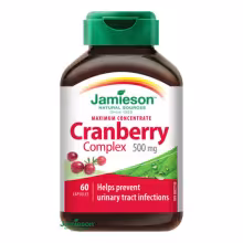 JAMIESON Brusnice - komplex 500 mg 60 kapsúl