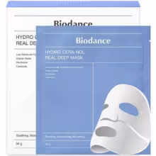 BIODANCE Hydro Cera-Nol Real Deep Mask nočná hydratačná pleťová maska 4 x 34 g