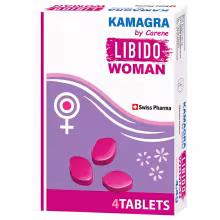 Kamagra by Carene Libido Woman - výživový doplnok v tabletách pre ženy - 4 ks