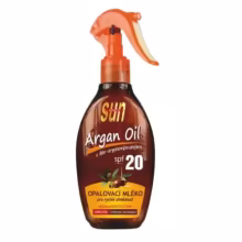SUN ARGAN OIL Opaľovacie mlieko SPF20 200 ml
