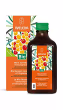 Weleda BIO Rakytníkový sirup sirup na podporu imunitného systému 200 ml