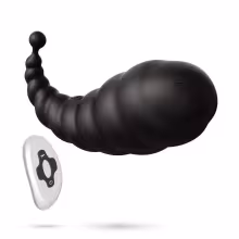 Crushious cocoon rechargeable vibrating egg with wireless remote control black