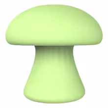 Magic Mushroom - akumulátorový masér na tvár (zelený)