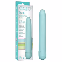 Gaia Eco - vibrátor - ekologický, veľký - modrý