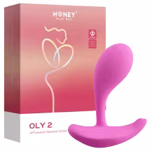 Honey Play Box Oly 2 - Vibračný stimulátor bodu G a klitorisu ovládaný aplikáciou (ružový)