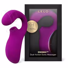 LELO Enigma - vibrátor na G-bod a klitoris - vodotesný, nabíjateľný - fialový