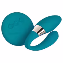 LELO Tiani Duo - párový vibrátor - silikón - modrý