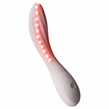 LELO Mona Spectra - inteligentný vibrátor na bod G s LED svetlom (biely)