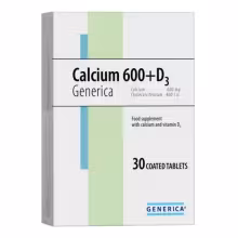 Generica Calcium 600 + D3 30 tabliet