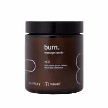 Sviečka masážna Maude BURN no.2 pink pepper & gurjun balzam 113 g