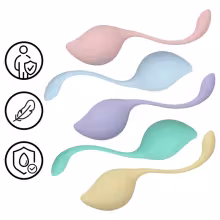 Loveline Pelvic Stem - sada na intímne cvičenie s Kegelovou guľôčkou (5-dielna)
