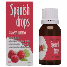 Cobeco Spanish Drops - afrodiziakálne kvapky - malina - 15 ml