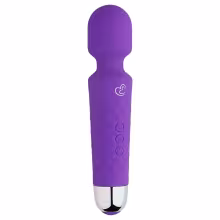 EasyToys - mini masážny vibrátor - nabíjateľný - fialový