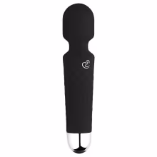 EasyToys - masážny mini vibrátor s batériou - čierny