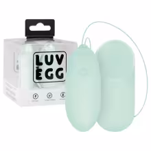 LUV EGG - nositeľné akumulátorové rádiové vibračné vajíčko (zelené)