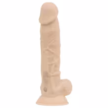Real Fantasy Conrad - realistický vibrátor s prísavkou - 20 cm - telová farba