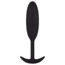 EasyToys Heavy Fulfiller - análny kolík 54 g - malý (čierny)
