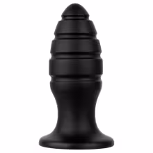 BUTTR Aftershock - obrovský análny plug (čierny) - 23 cm