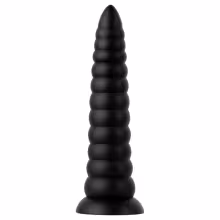 BUTTR Caterpiller - obrovský análny kolík (čierny) - 29 cm