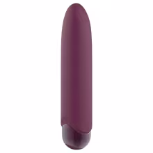 Glam - mini vibrátor na batériu - vodotesný - fialový