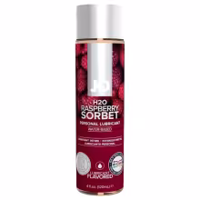 System JO - H2O malinový sorbet - lubrikačný gél na vodnej báze (120 ml)