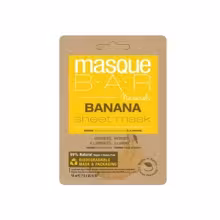 MASQUEBAR NATURALS BANANA SHEET MASK Rozjasňujúca maska na tvár