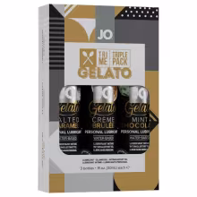 System JO - System Gelato - ochutená sada lubrikantov (3x30 ml)