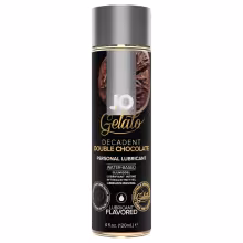 System JO - Gelato dvojitá čokoláda - jedlý, na vodnej báze lubrikant (120 ml)