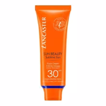 LANCASTER SUN BEAUTY FACE CREAM SPF50 Opaľovací krém na tvár