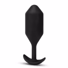 Kolík análny b-Vibe Vibrating Snug Plug 5 čierny
