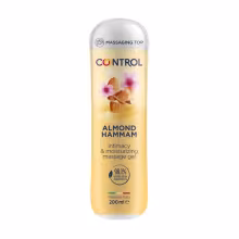 Masážny a intímny gél CONTROL 2v1 ALMOND HAMMAM 200 ml