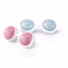 Sada venušiných guličiek LELO BEADS mini ružovo-modrá