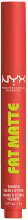 NYX PROFESSIONAL MAKEUP Fat Matte Smooth Color Lipstick 03 Coral Cuddlin', 2 g