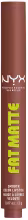 NYX PROFESSIONAL MAKEUP Fat Matte Smooth Color Lipstick 08 Toasty Taupe, 2 g