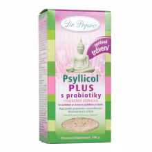 Dr. Popov Psyllicol Plus s probiotikami rozpustná vláknina Jahoda 100 g
