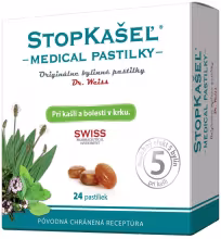 Dr.Weiss STOPKAŠEĽ Medical 24 pastiliek