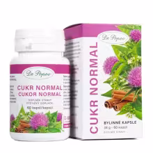 Dr. Popov Bylinné kapsle Cukr normal 60 kapsúl