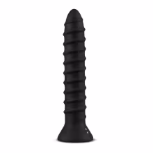 Kolík análny EasyToys Screwed Plug Anal Vibrator large black