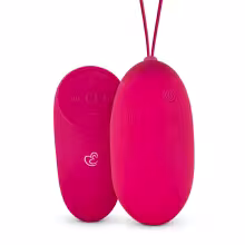 EasyToys Vibrating Egg With Remote Control ružová
