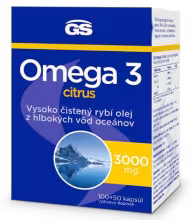 GS Omega 3 citrus Darček 160 kapsúl