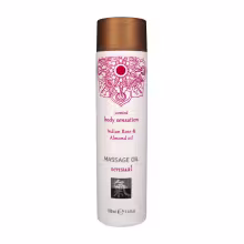 Olej masážny HOT Shiatsu sensual Indian Rose & Almond oil 100 ml