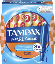 TAMPAX Pearl Compak Super Plus 16 ks